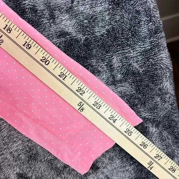 Footjoy Women's 1/4 Button Up Pullover Long Sleeve Polka Dot Pink Golf M/L - Picture 7 of 11